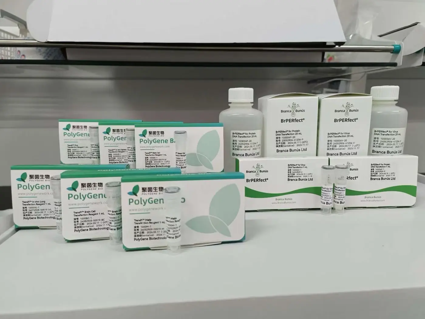 BrPERfect and TransPi HPAE transfection reagent product range